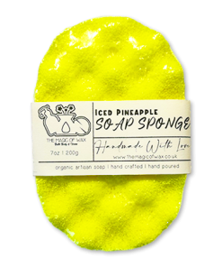 Iced Pineapple Large Soap Sponge